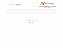 Tablet Screenshot of cremecatering.com